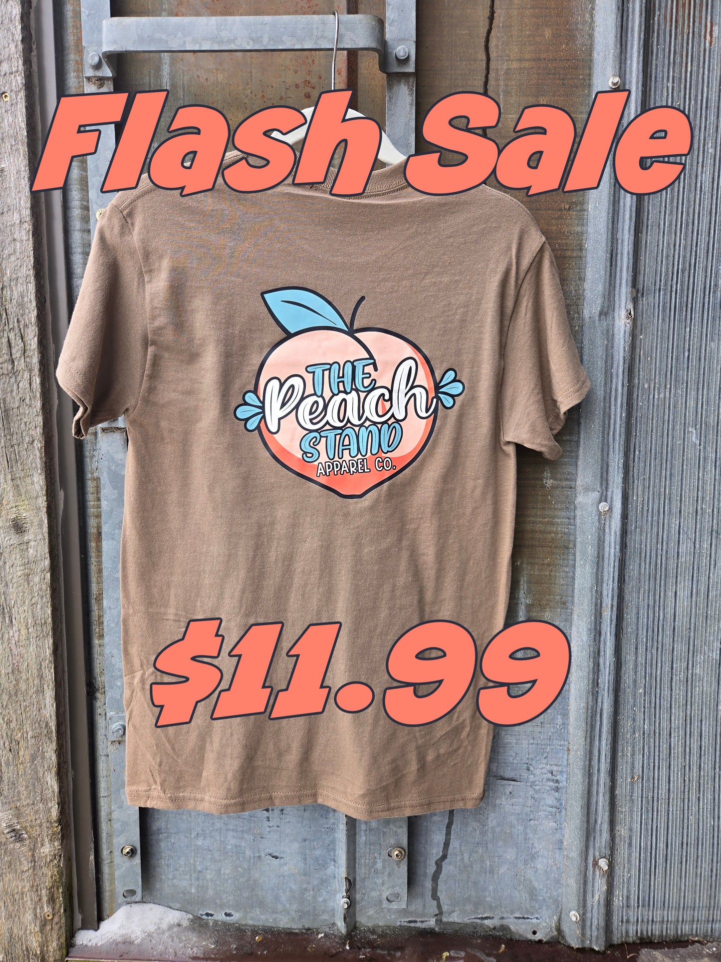 Flash Sale Peach Stand Shirt-Espresso