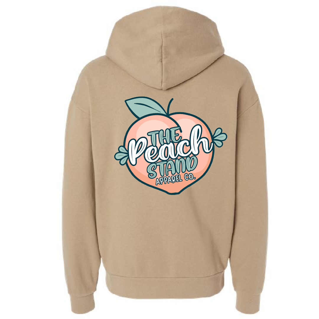 Peach Stand Logo Hoodie